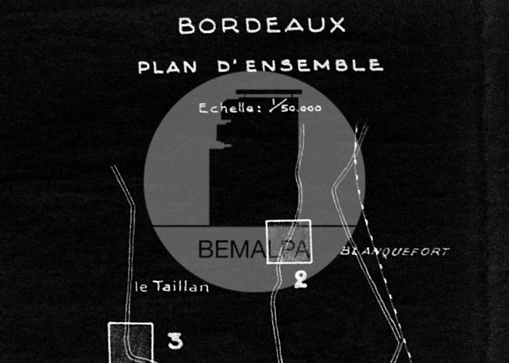 Carte des bunkers de Bordeaux