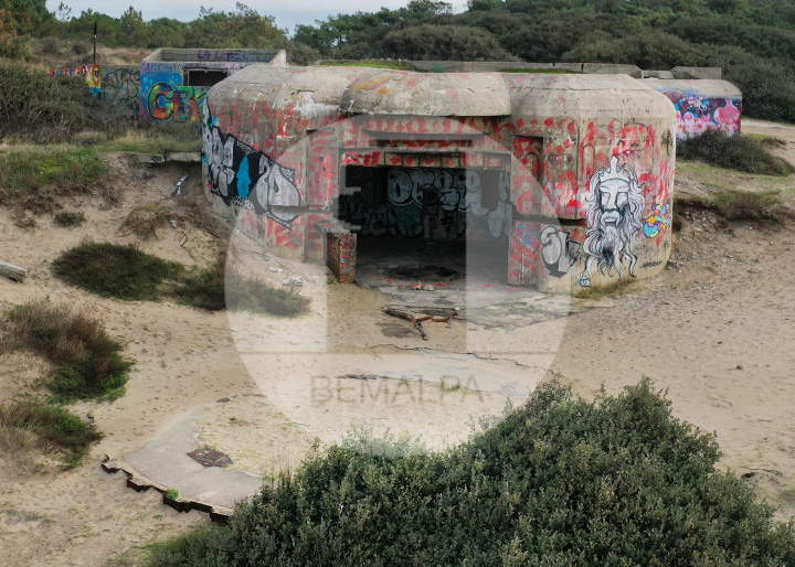 Batterie les Arros bunkers Verdon-sur-Mer