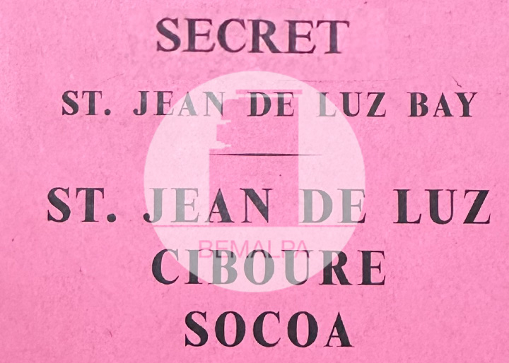 Top Secret Ciboure 1944