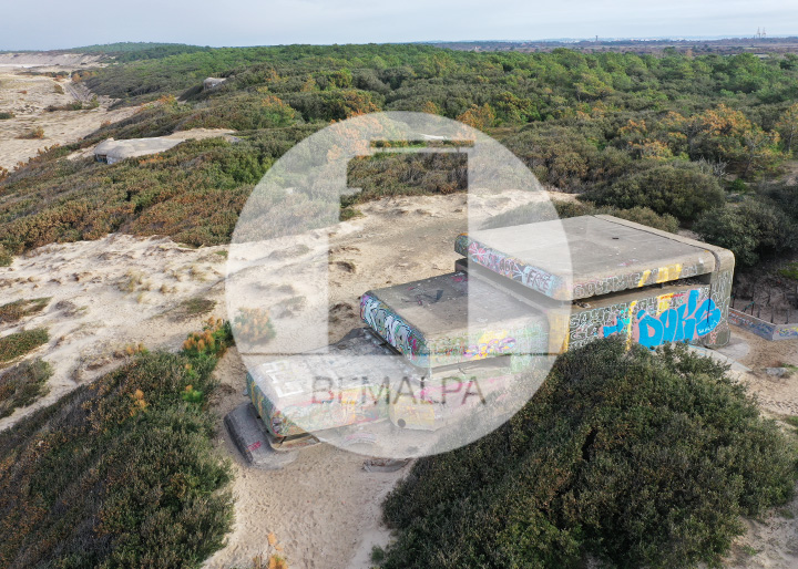 Batterie des Arros bunkers Mur Atlantique Verdon sur mer blockhaus atlantikwall