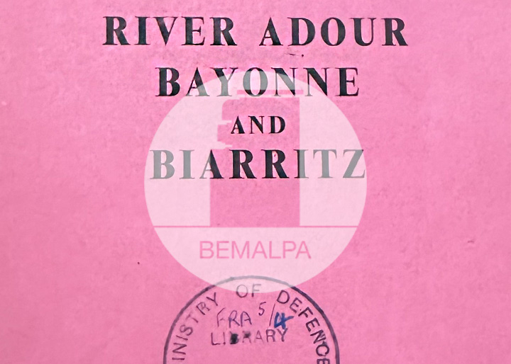 Étude du Ministère de la Défense de l'embouchure de l'Adour