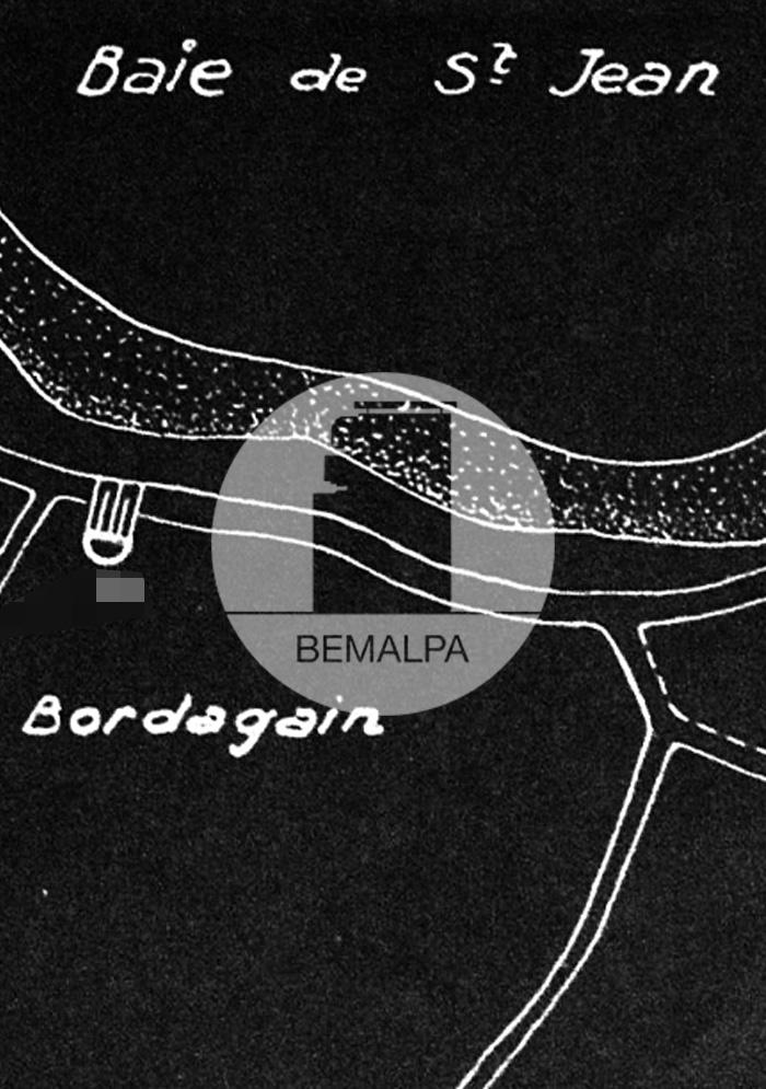 Plan des bunkers à Ciboure Côte-basque