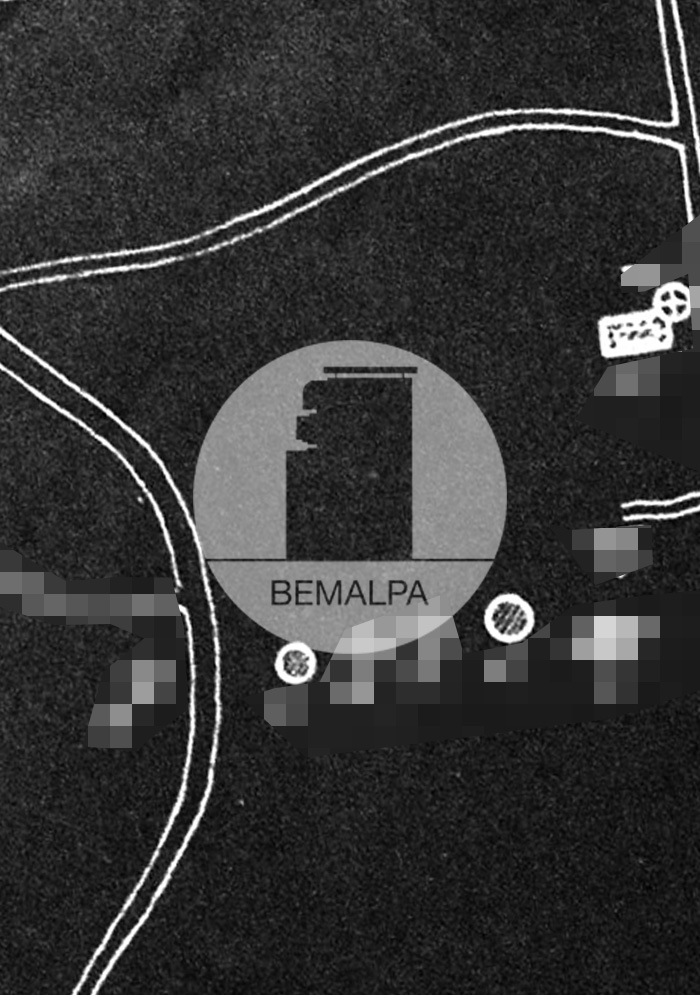 Plan des bunkers à Ciboure Côte-basque