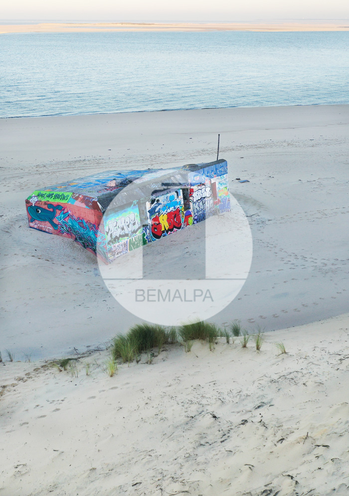 Bunker Gaillouneys Mur atlantique La-Teste-de-Buch