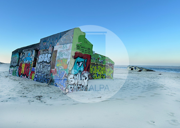 Bunkers plage des Gaillouneys La-Teste-de-Buch Gironde Mur Atlantique