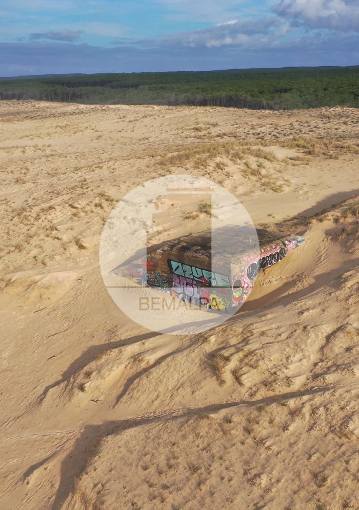Bunker Contis Mur atlantique Landes blockhaus Contis-Plage Atlantikwall