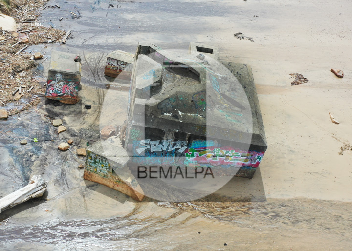 Bunker Naujac Plage du Pin Sec Regelbau R600 Atlantikwall blockhaus