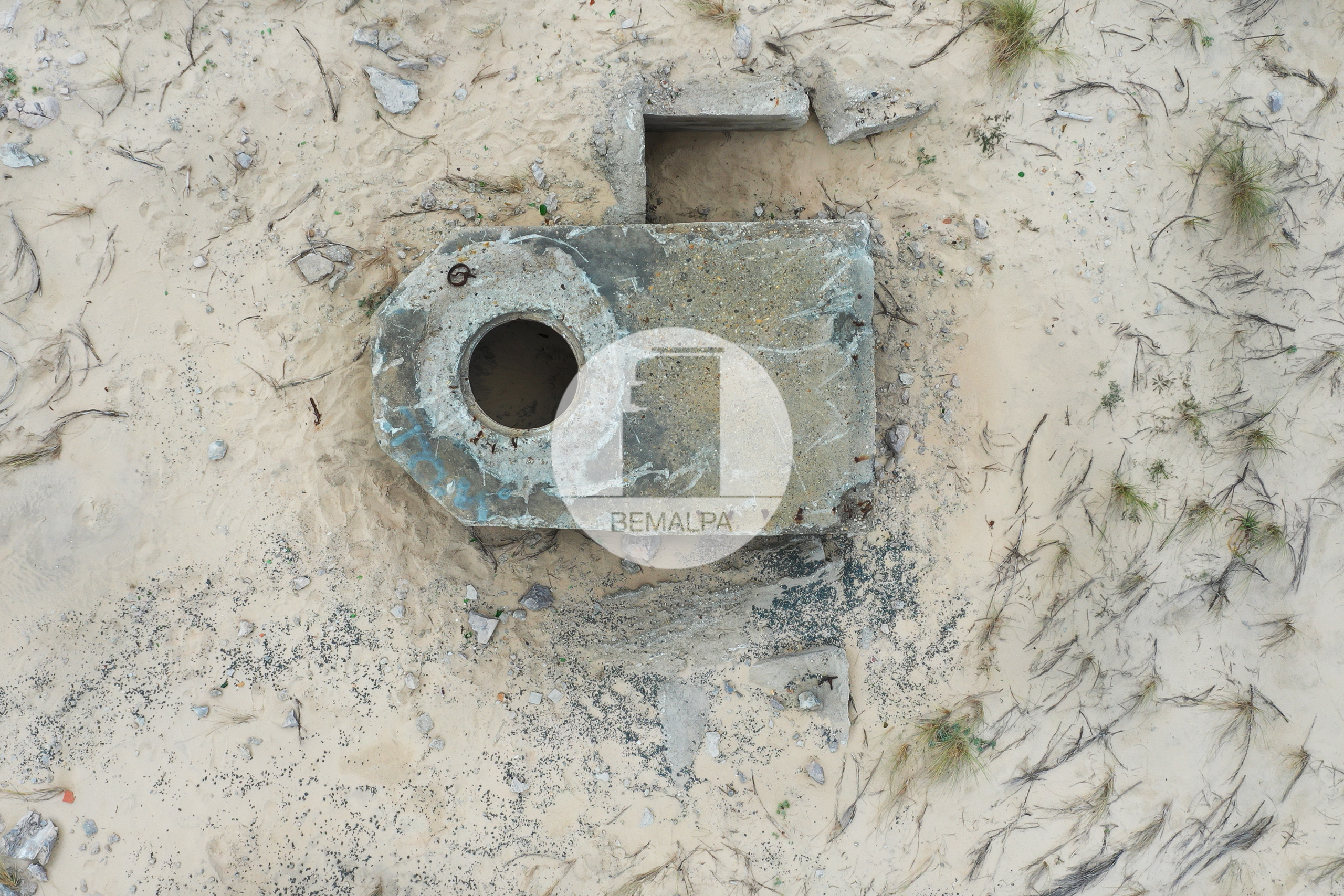 Bf58c Naujac-sur-Mer Ringstand Tobruk Mur Atlantique