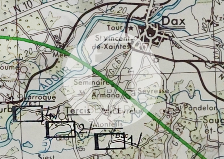 Divisions allemandes Dax Juin 1944