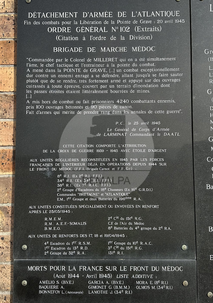 Libération de la Pointe de Grave 20 Avril 1945