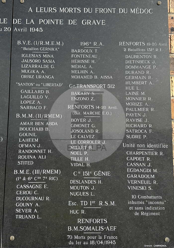 Libération de la Pointe de Grave 20 Avril 1945