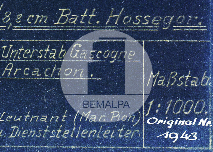 Batterie de côte Atlantikwall Hossegor 1943