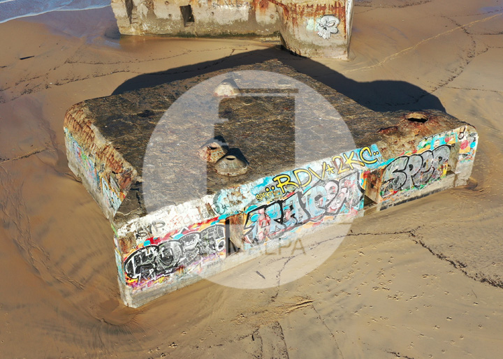Bunker R622 plage de Capbreton Mur Atlantique blockhaus plage Capbreton