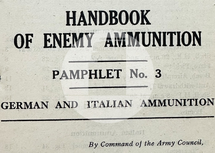 German and italian ammunitions