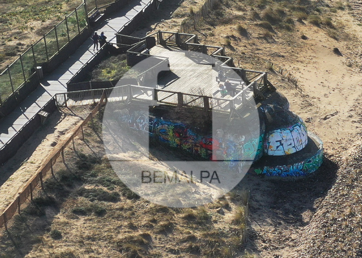 Bunker Chiberta Anglet Mur atlantique côte-basque