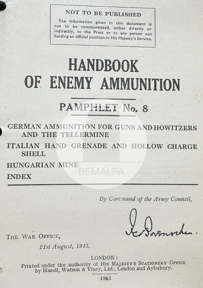 German ammunition 1943