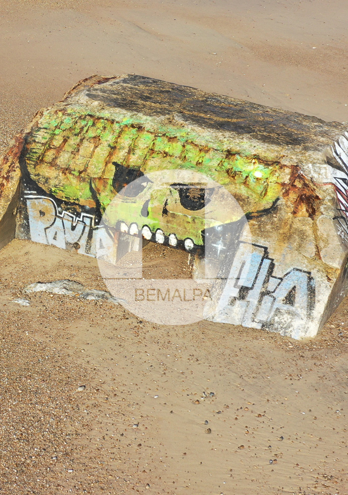 Blockhaus plage du Gurp Mur Atlantique Grayan Atlantikwall bunkers Médoc