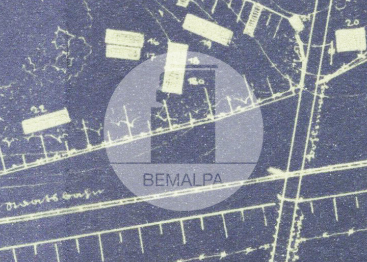 Plan allemand de la Batterie des Arros au Verdon-sur-Mer