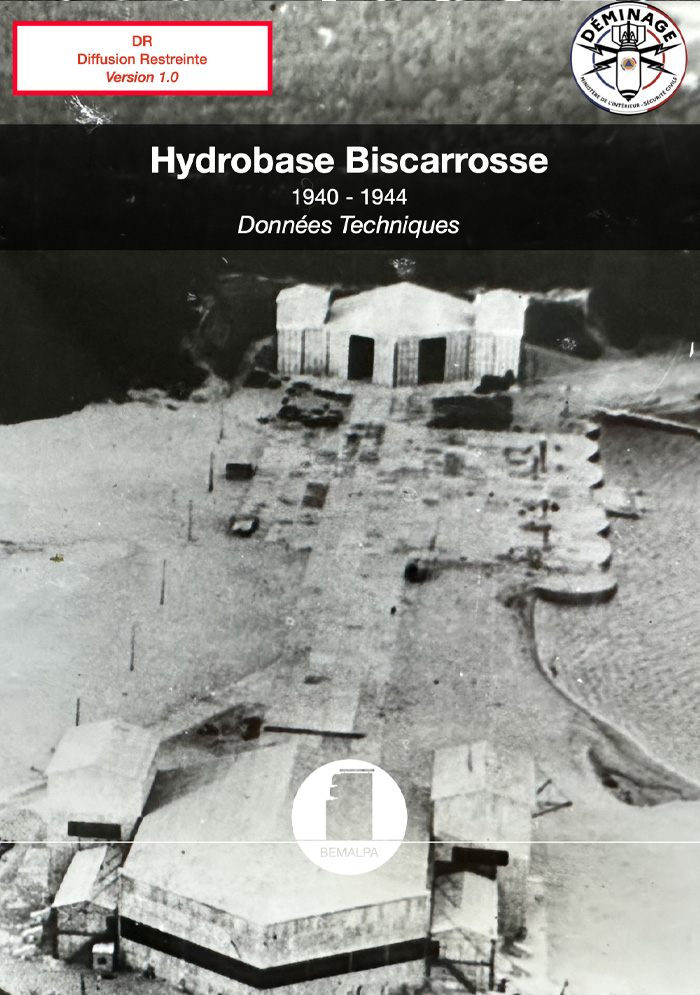 Étude de la zone militaire de l'hydrobase de Biscarrosse