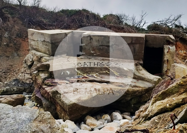 Emplacements pour canons Atlantikwall Ile d'Oléron