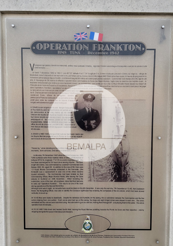 Opération Frankton 1942 HMS TUNA Opération Frankton 1942 HMS TUNA