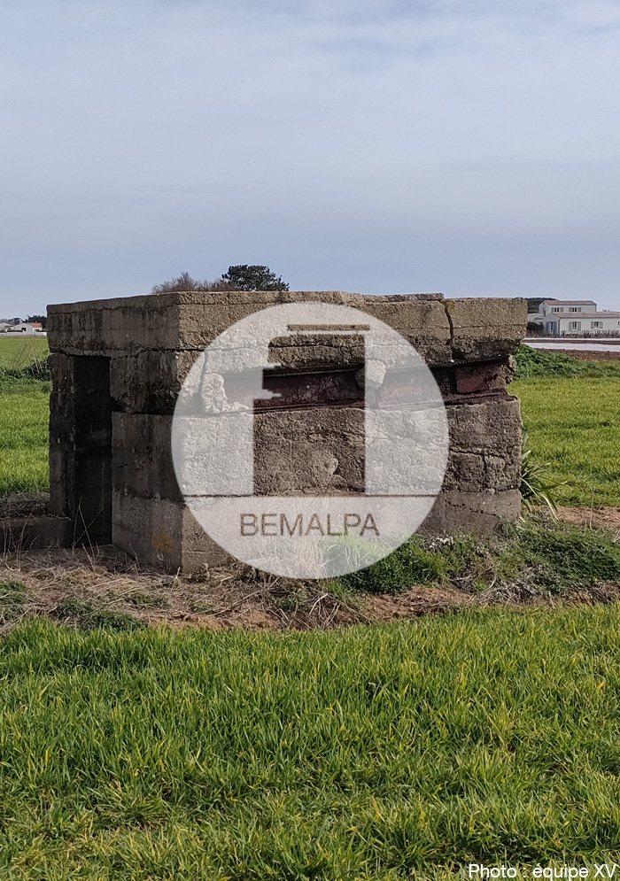 Brunnen Batterie Seelöwe Mur Atlantique Ile d'Oléron