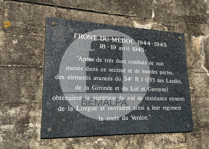 Stelle mémorielle de la Libération du Front du Médoc