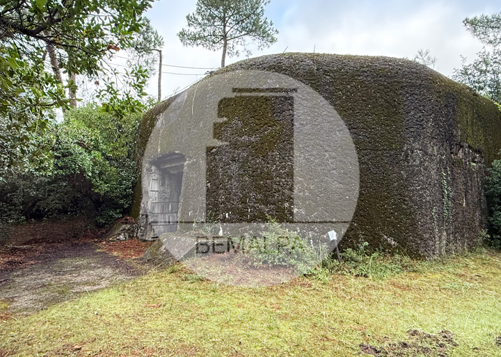 Bunker de l'Eden à La-teste-de-Buch blockhaus du Mur de l'Atlantique en Gironde