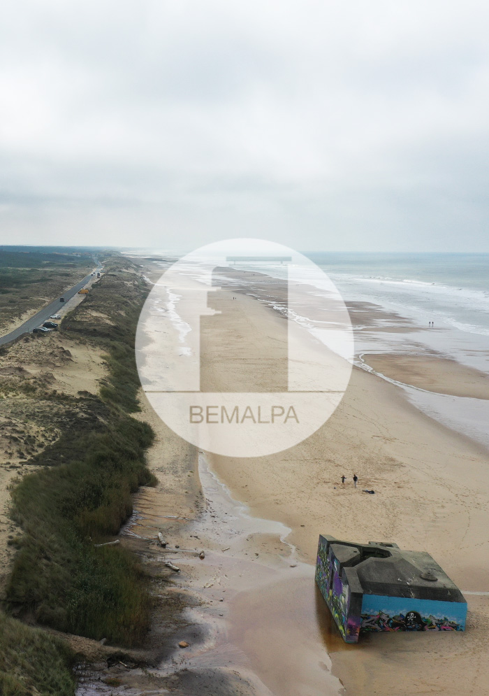 Bunkers Vensac Mur Atlantique plage de Vensac Médoc Atlantikwall Gironde