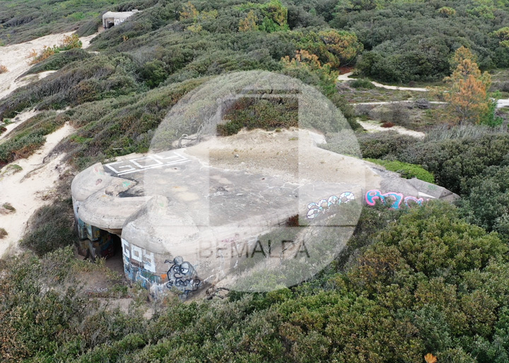 Bunker Batterie des Arros Regelbau M270 blockhaus Mur Atlantique Verdon-sur-Mer