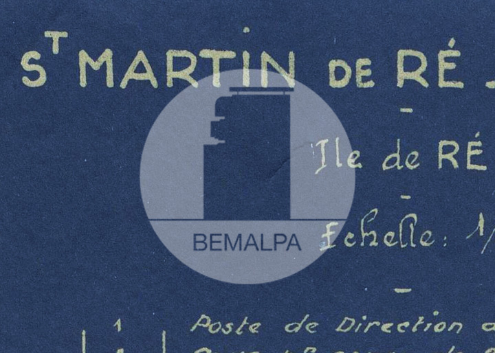 Plan des bunkers de St-Martin-de-Ré blockhaus du Mur de l'Atlantique sur l'Ile-de-Ré
